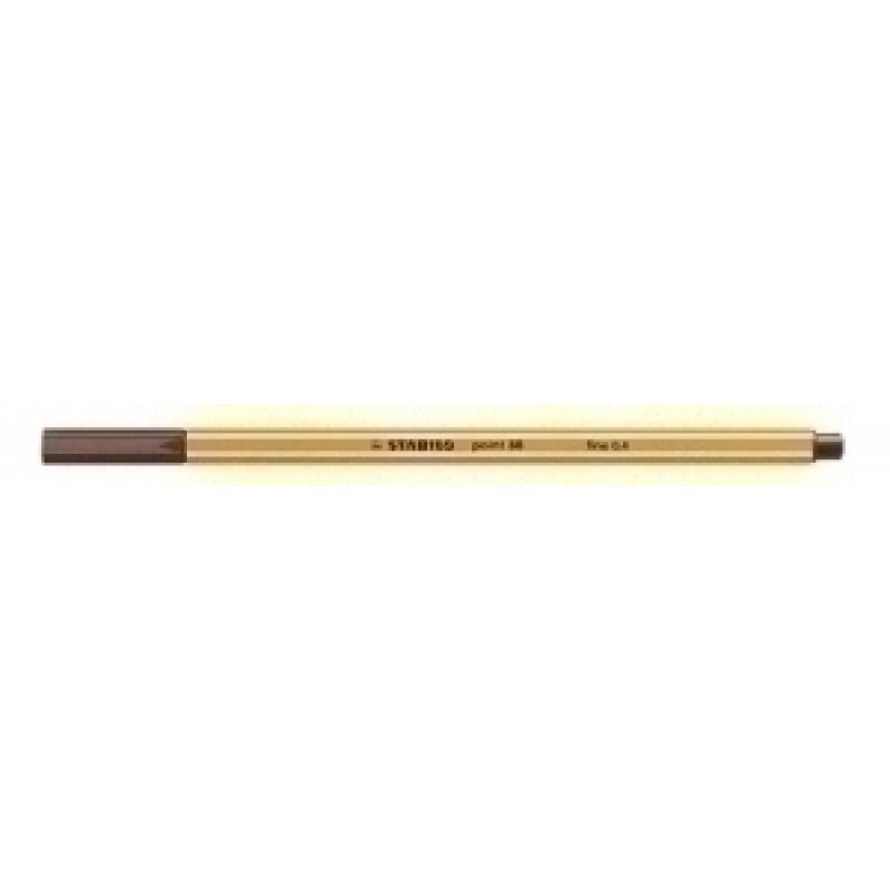 rotulador-fibra-stabilo-point-88-marron