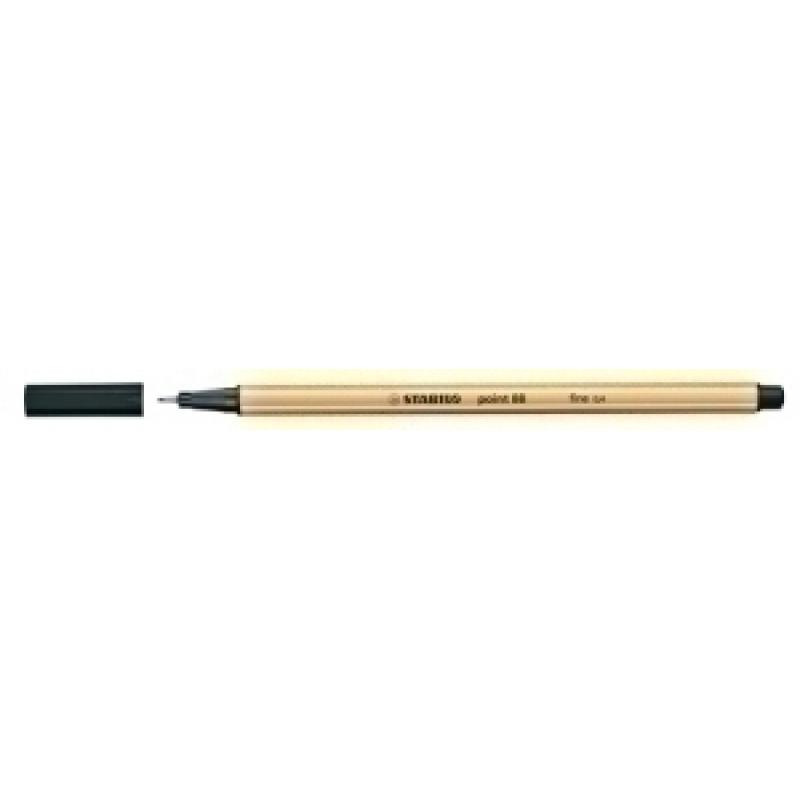 rotulador-fibra-stabilo-point-88-negro