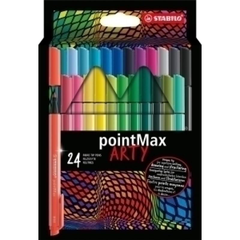 rotulador-fibra-stabilo-pointmax-arty-line-estuche-carton-de-24