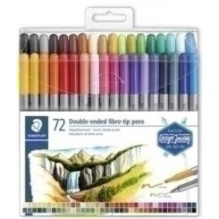 Rotulador Fibra Staedtler 3200 Design Journey Doble Punta Estuche De 72