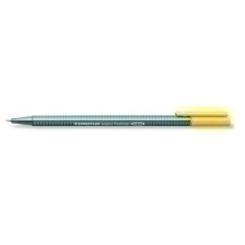 Rotulador Fibra Staedtler  334 Triplus Fineliner   Amarillo