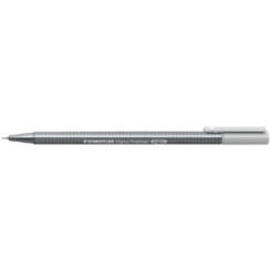 Rotulador Fibra Staedtler  334 Triplus Fineliner   Gris Plata