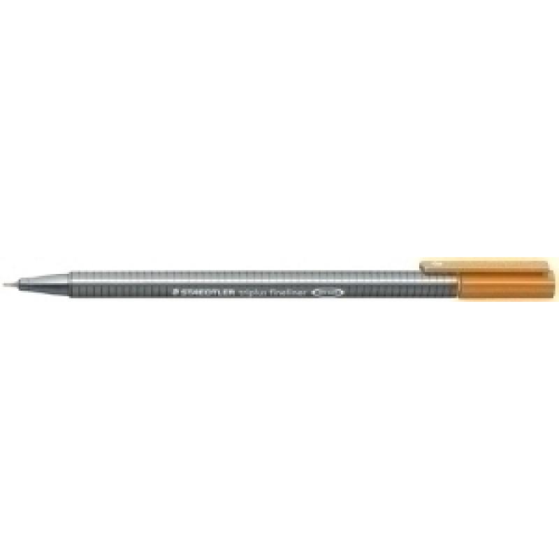 rotulador-fibra-staedtler-334-triplus-fineliner-marron