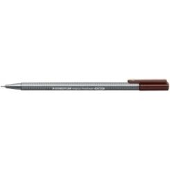 Rotulador Fibra Staedtler  334 Triplus Fineliner   Pardo Van Dyck
