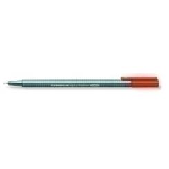 Rotulador Fibra Staedtler  334 Triplus Fineliner   Rojo