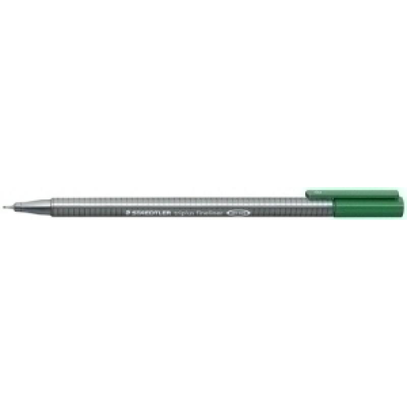 rotulador-fibra-staedtler-334-triplus-fineliner-verde