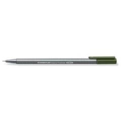 Rotulador Fibra Staedtler  334 Triplus Fineliner   Verde Oscuro