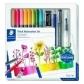 rotulador-fibra-staedtler-floral-watercolour-set-de-12-8x-3001-rotulador-acuarelable-doble-punta-1x-308-01-9-pigment-liner-1x-100a-4b-lumograph-aquarell-1x-949-m-pincel-1x-526-b30-9c-goma-de-borrar