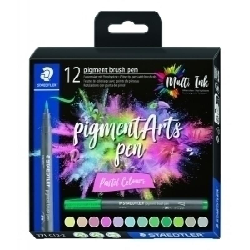 rotulador-fibra-staedtler-pigment-arts-pen-punta-pincel-colores-pastel-estuche-de-12