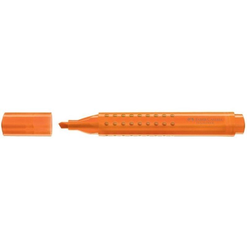 Rotulador Fluor FABER-CASTELL Texliner Grip Naranja