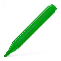 Rotulador Fluor FABER-CASTELL Texliner Grip Verde