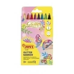 Rotulador Jovi Glitter Estuche De 8 Surtido