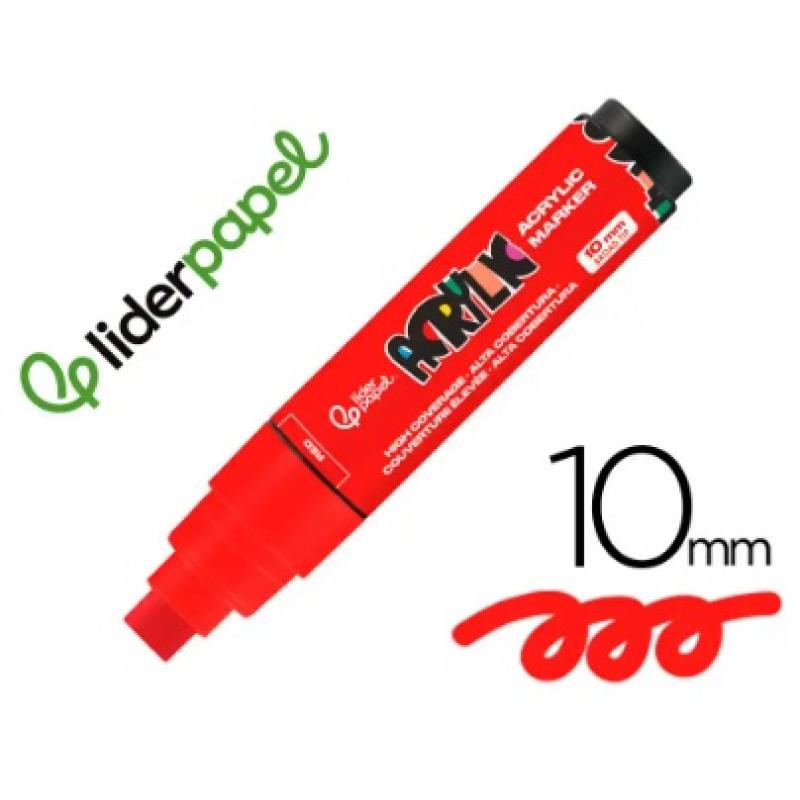 rotulador-liderpapel-acrylic-base-agua-todo-tipo-de-superficies-punta-rectangular-10-mm-rojo