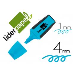 Rotulador LIDERPAPEL mini fluorescente azul