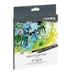 Rotulador Lyra Aqua Brush Duo Est. 12 Ud (Rotulador+Pincel)