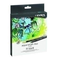 Rotulador Lyra Aqua Brush Duo Est. 24 Ud (Rotulador+ Pincel)