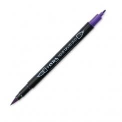 Rotulador Lyra Aqua Brush Duo Violeta Azulado