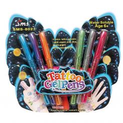 Rotulador Makro Tatoo Brillantina / 6 Colores surtidos