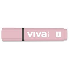Rotulador Marcador Fluorescente Viva Pastel Rosa Palo, caja 10 uds.