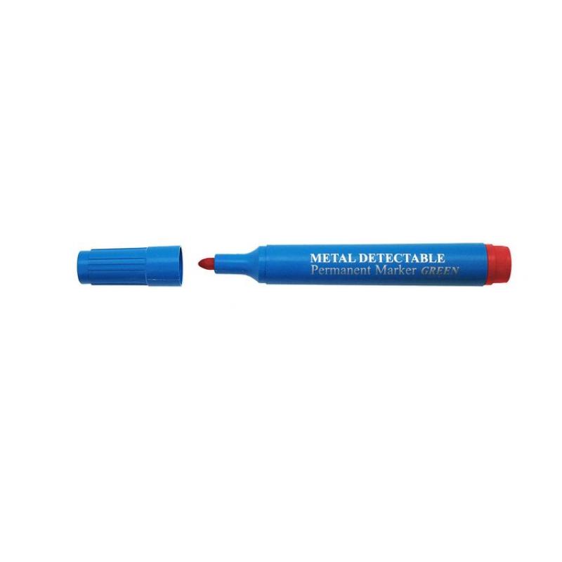 ROTULADOR METAL DETECTABLE PERMANENTE TINTA ROJO PUNTA CÓNICA
