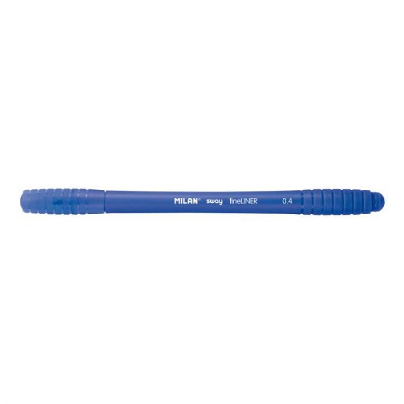 Rotulador Milan punta fina SWAY fineliner 0,4 mm Azul