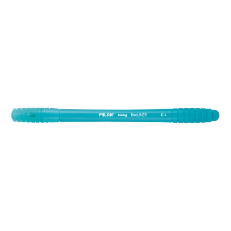 Rotulador Milan punta fina SWAY fineliner 0,4 mm Azul Claro