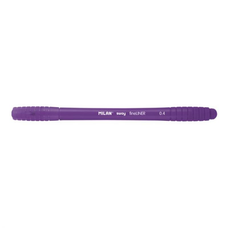 Rotulador Milan punta fina SWAY fineliner 0,4 mm Lila