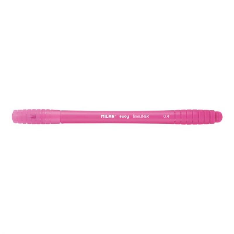 Rotulador Milan punta fina SWAY fineliner 0,4 mm Rosa