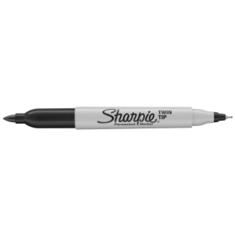 rotulador-papermate-sharpie-twin-tip-negro