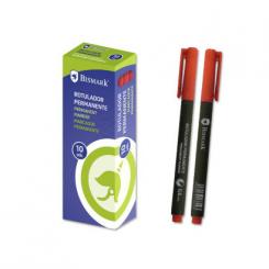 BISMARK Rotulador permanente F. 0,6 mm rojo