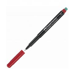 Rotulador Permanente FABER-CASTELL Multimark F  Rojo