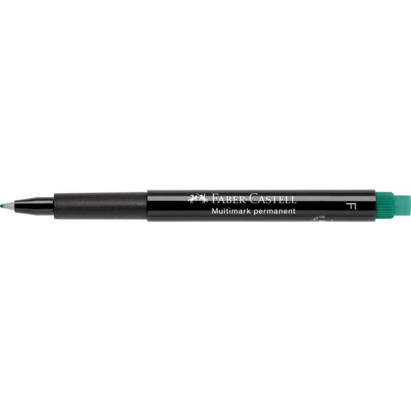 Rotulador Permanente FABER-CASTELL Multimark F Verde