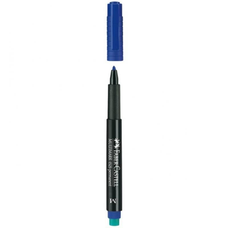 Rotulador Permanente FABER-CASTELL Multimark M Azul