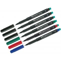 Rotulador Permanente FABER-CASTELL Multimark M  Rojo