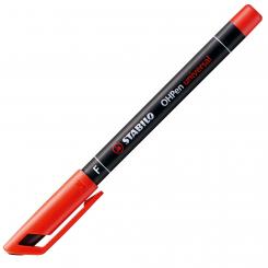 Rotulador Permanente Stabilo Ohpen 842 (F) Rojo