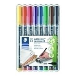 Rotulador Permanente Staedtler 313 Lumocolor (S) Bolsa De 8