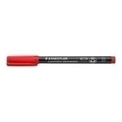 Rotulador Permanente Staedtler 314 Lumocolor Biselado Rojo