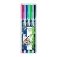 Rotulador Permanente Staedtler 317 Lumocolor (M) Bolsa De 4