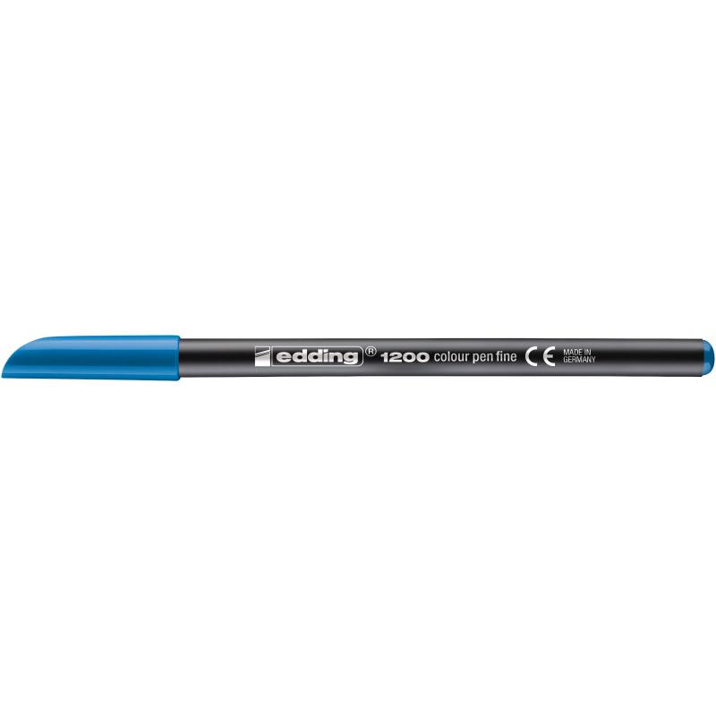 rotulador-punta-fina-fibra-edding-1200-azul-claro