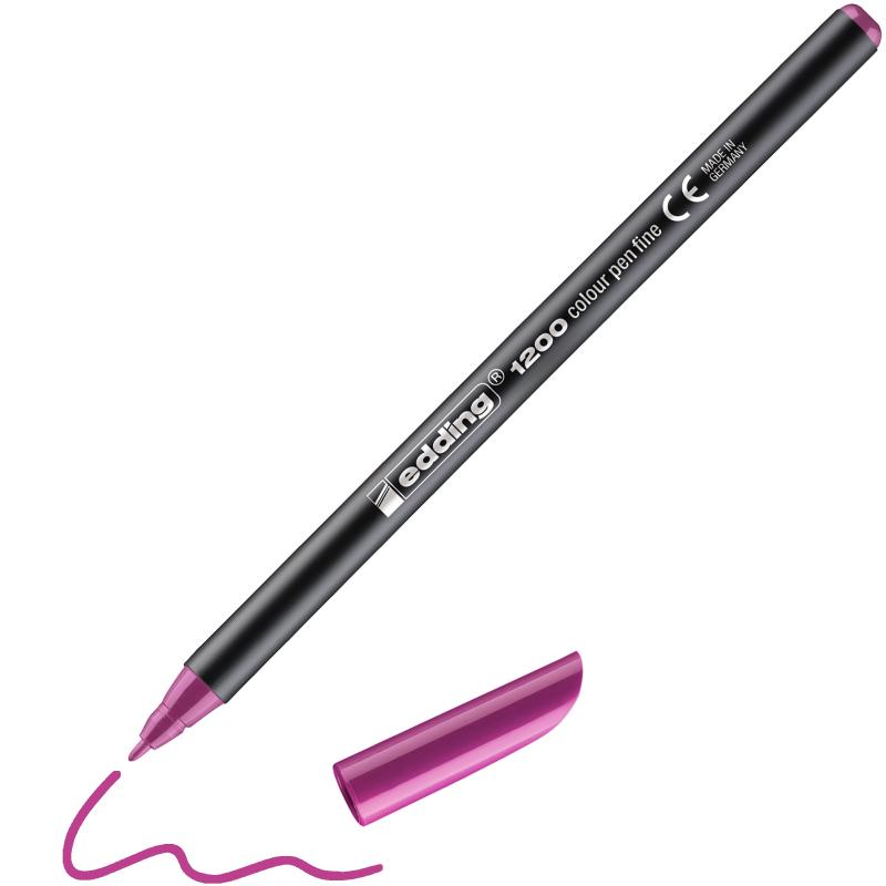 rotulador-punta-fina-fibra-edding-1200-magenta