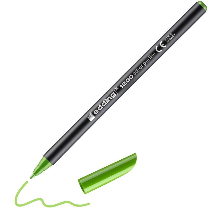 rotulador-punta-fina-fibra-edding-1200-verde-claro