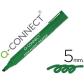 rotulador-q-connect-marcador-permanente-verde-punta-biselada-50-mm