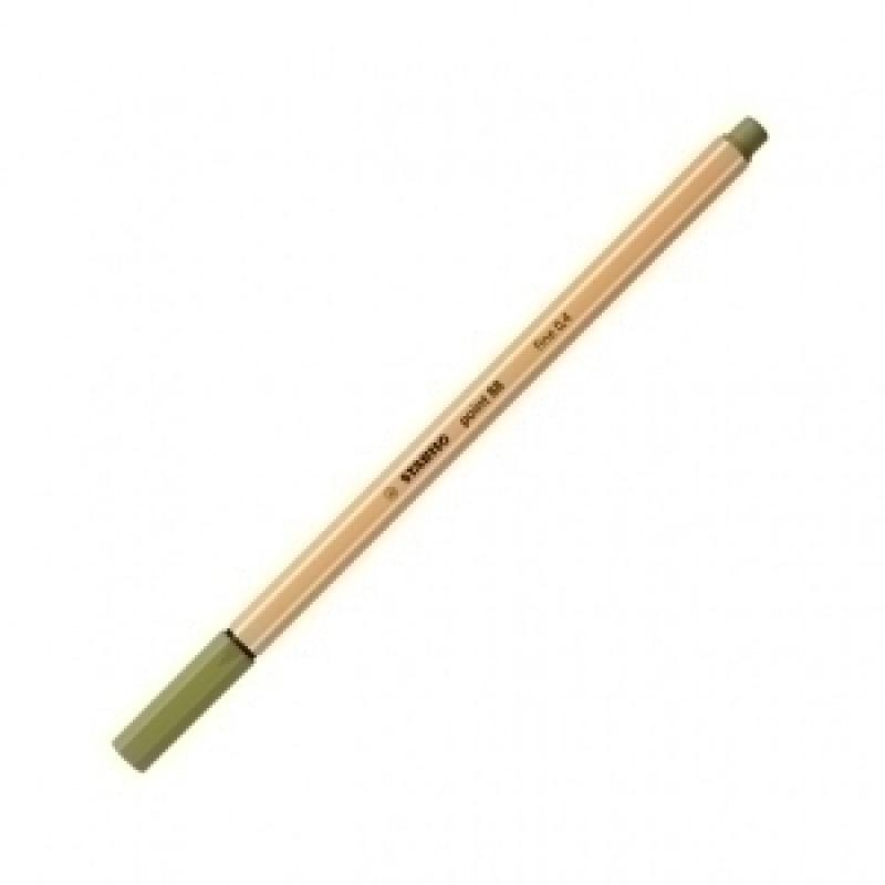 rotulador-stabilo-point-88-verde-barro