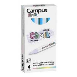 Rotulador tiza líquida CAMPUS LIQUID CHALK, 1 ud color azul