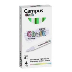 Rotulador tiza líquida CAMPUS LIQUID CHALK, 1 ud color verde
