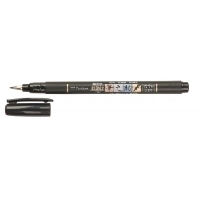 rotulador-tombow-caligrafia-fudenosuke-punta-blanda-negro