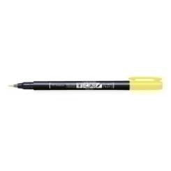 Rotulador Tombow Caligrafia Fudenosuke Punta Dura Amarillo
