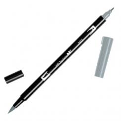 Rotulador Tombow Doble Punta Pinc. Gris
