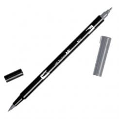 Rotulador Tombow Doble Punta Pinc. Gris
