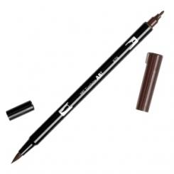 Rotulador Tombow Doble Punta Pinc. Marro